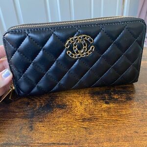 Black Quilted Wallet ALL OFFERS CONSIDERED